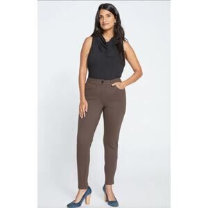 Universal Standard Seine Skinny Ponte Jeans, XS (10-12), Earth, BNWT